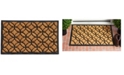 Home & More Circles 18" x 30" Coir/Rubber Doormat